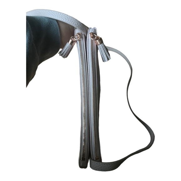 Ted Baker Ballet Pink and Rose Gold Maceyy Tassel Crossbody Bag - Picture 11 of 16